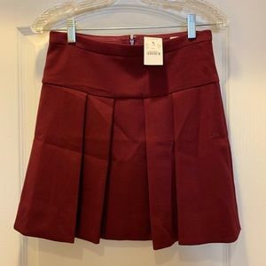 J Crew Pleated Skirt